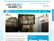 Tablet Screenshot of greaterglass.com.au